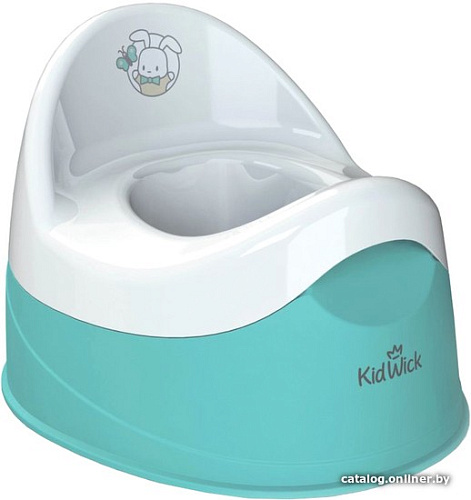 Детский горшок Kidwick Дуэт KW100104 (бирюзовый/белый)