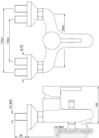 Смеситель Jaquar Florentine FLR-CHR-5119