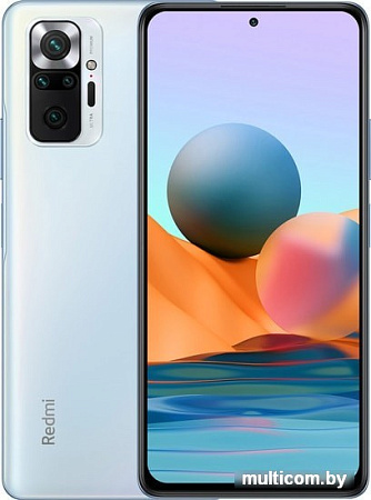 Смартфон Xiaomi Redmi Note 10 Pro 6GB/128GB (голубой лед)