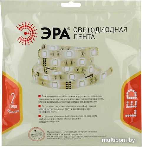 Светодиодная лента ЭРА LS2835-27-252-24-33-4000К-triple-5m