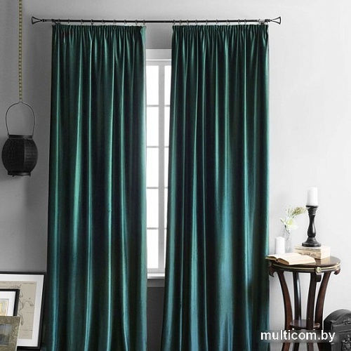 Комплект штор Pasionaria Бархат 290x230 (2 шт, бирюзовый)