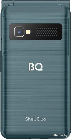 Кнопочный телефон BQ BQ-2412 Shell Duo (бирюзовый)