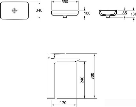 Lavinia Boho Bathroom 21510083 (раковина, смеситель)