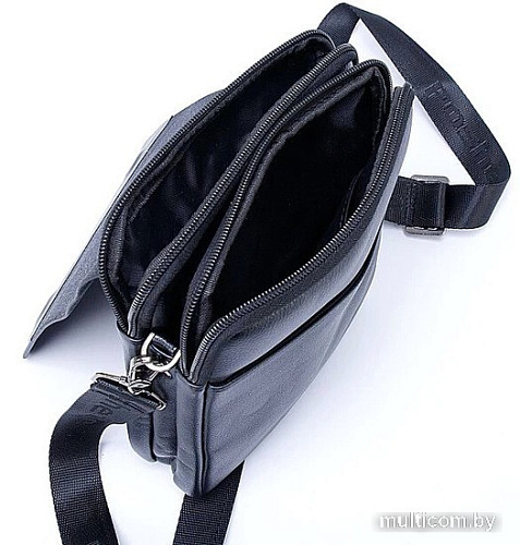 Мужская сумка Poshete 250-5189-3-BLK (черный)