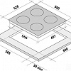 Варочная панель Fornelli PIA 60 Induzione (черный)