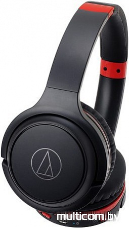 Наушники Audio-Technica ATH-S200BT (черный/красный)