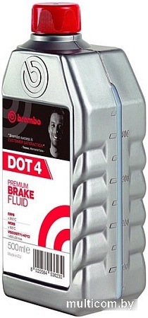 Тормозная жидкость Brembo DOT 4 0.5л