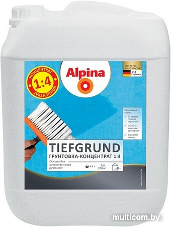 Акриловая грунтовка Alpina Tiefgrund (5 л)