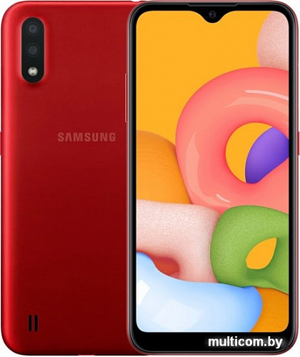 Смартфон Samsung Galaxy A01 SM-A015F/DS (красный)