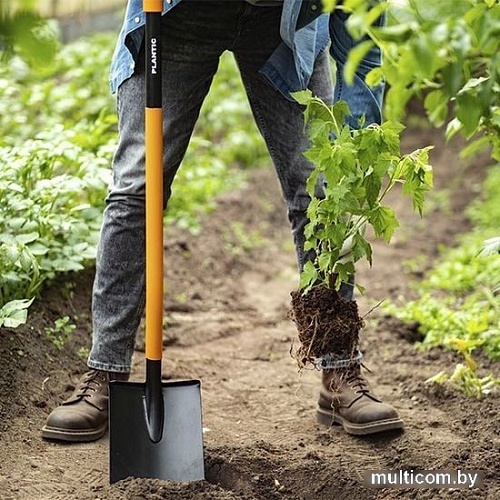 Лопата штыковая остроконечная Plantic Terra Plus 11011-01