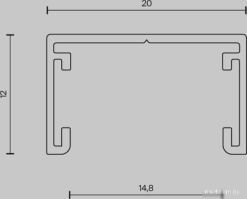 Шинопровод Maytoni Technical Busbar trunkings Basity TRX172-111B