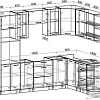 Готовая кухня Интерлиния Мила 1.88x2.6 правая без столешницы (бетон/антрацит)
