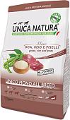 Сухой корм для собак Unica Natura Unico Mono All Breed с гусем, рисом и горохом 12 кг