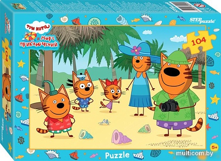 Пазл Step Puzzle Три кота 82240 (104 эл)