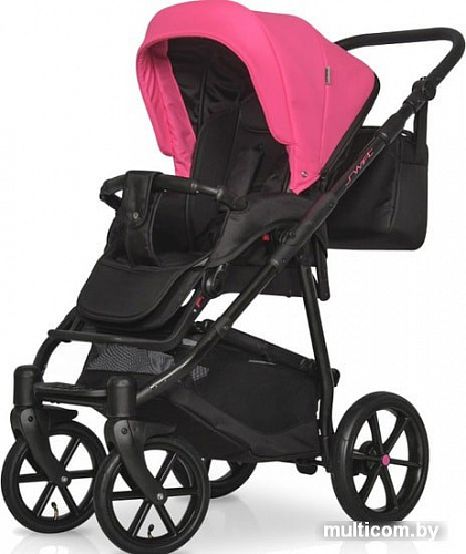 Универсальная коляска Riko Swift Neon (3 в 1, 22 electric pink)