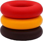 Набор эспандеров Profitnesslab 13885 (3 шт, красный/желтый/коричневый)