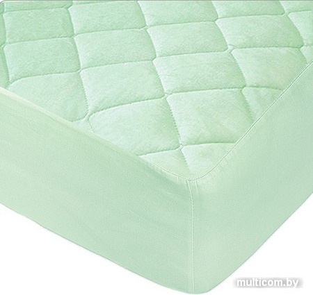 Защитный наматрасник Vegas Cotton S1 100x200 (фисташковый)