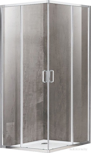 Душевой уголок Adema Виеркант 100x80 (прозрачный)