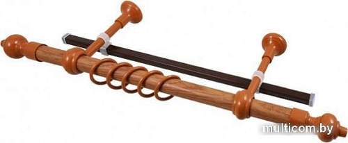 Карниз для штор Legrand Кантри + У-шина 48066145 (1.4 м, вишня)