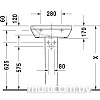 Умывальник Duravit DuraStyle 55x44 (2319550000)