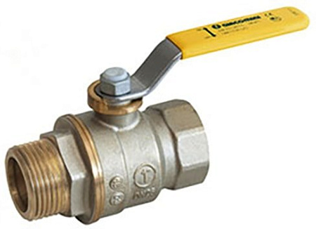 Фитинг Giacomini Кран шаровый для газа R734LG ВР/НР 1/2&quot; R734LGAX003