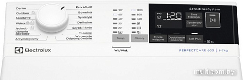 Стиральная машина с вертикальной загрузкой Electrolux SensiCare 600 EW6TN4272P