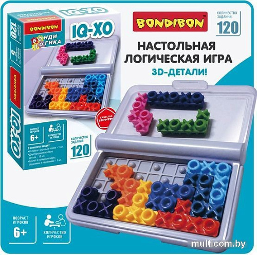 Настольная игра Bondibon БондиЛогика IQ-Xo ВВ5843