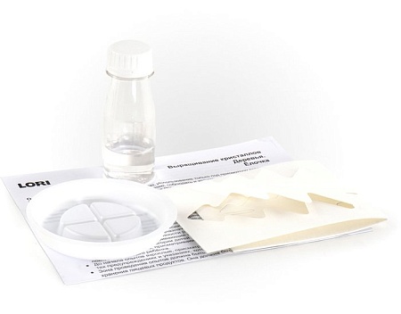 Набор для опытов Lori Выращивание кристаллов. Деревья. Белая елочка Крд-001