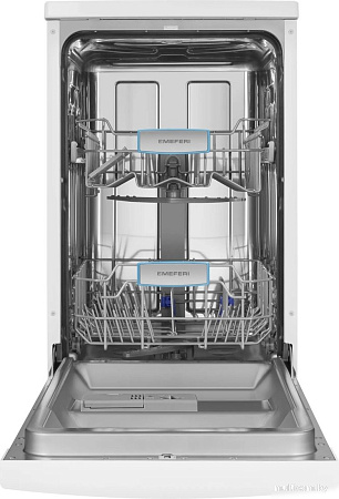 Отдельностоящая посудомоечная машина Meferi MDW4562WH FS Light