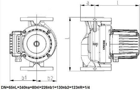 Циркуляционный насос IMP Pumps GHNbasic II 65-40F