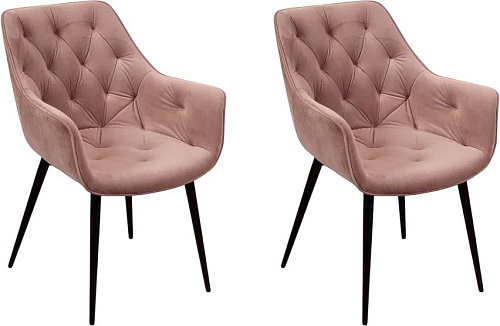 Стул с подлокотниками Ваш день Archi Barkhat 05 (бежевый, 2шт)