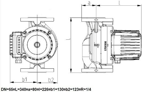 Циркуляционный насос IMP Pumps GHNbasic II 65-40F