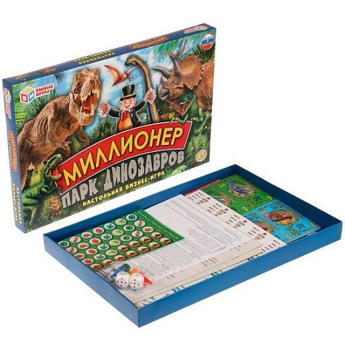 Настольная игра Умные игры Миллионер. Парк динозавров 4680107953902