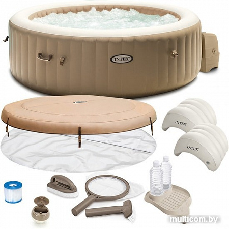 Надувной бассейн Intex Pure Spa Bubble Massage 28428 (216x71)