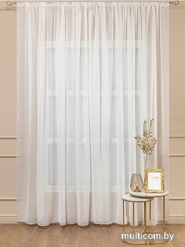 Тюль Amore Mio Crep-8704-02 6x2.8 м 73704 (шампань)