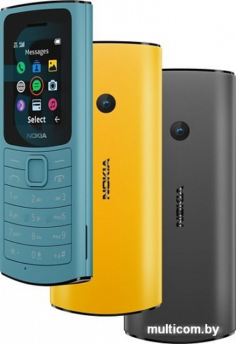 Мобильный телефон Nokia 110 4G Dual SIM (бирюзовый)