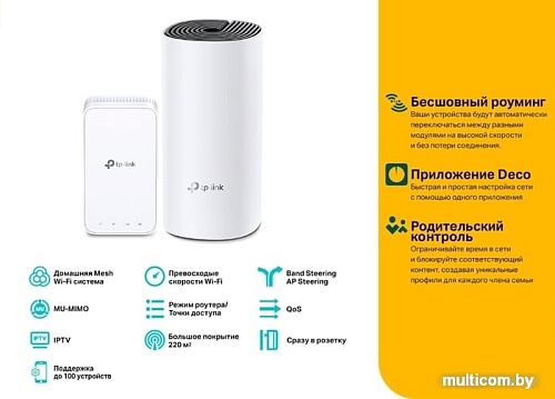 Wi-Fi система TP-Link Deco M3 (2 шт.)