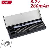 Электроотвертка Deli DY-DP04-1B1 (с 1-им АКБ, кейс)