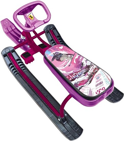 Снегокат Nika Тимка спорт 1+ ТС1+/SL (slalom, сиреневый каркас)