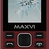Мобильный телефон Maxvi C20 (винный красный)