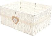 Корзина Natural House Сердечко EW-60 L (белый)