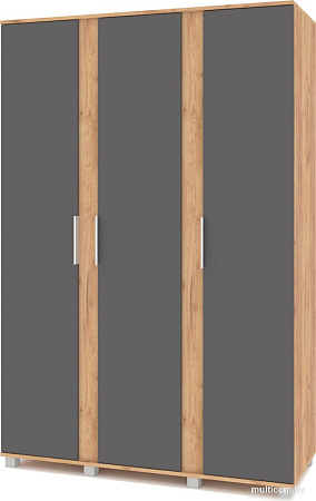 Шкаф распашной Modern Пандора П31 (золотой дуб/графит)