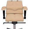 Кресло Kulik System Pyramid экокожа (бежевый с подголовником)