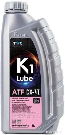 Трансмиссионное масло K1 Lube ATF DX-VI 1л