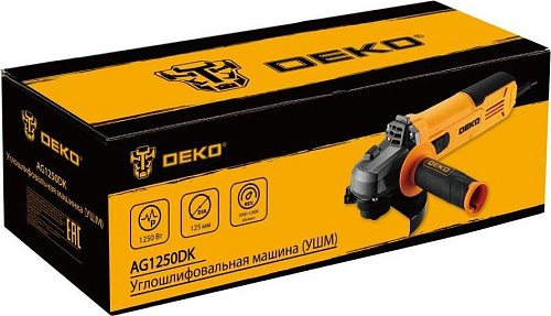 Угловая шлифмашина Deko AG1250DK 083-1025