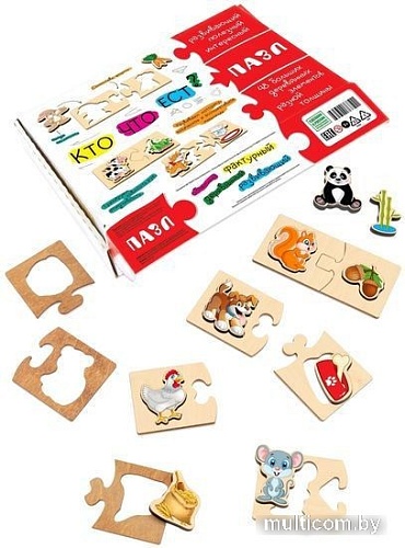 Мозаика/пазл Анданте Кто что ест? Играем в ассоциации RDI-D593a