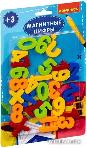 Набор цифр Bondibon Магнитные игры. Цифры и знаки ВВ5051