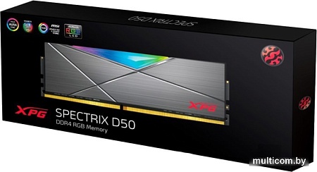 Оперативная память ADATA XPG Spectrix D50 RGB 16ГБ DDR4 3600 МГц AX4U360016G18I-ST50