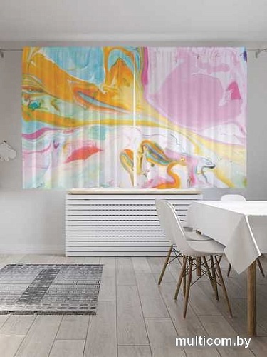 Комплект штор JoyArty Красочные брызги Oxford DeLux 1.45x1.8 м (2 шт)