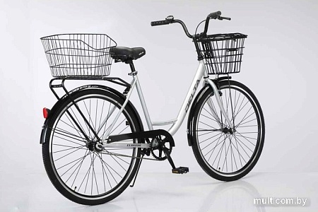 Велосипед Delta Classic 28 2804 (серебристый)